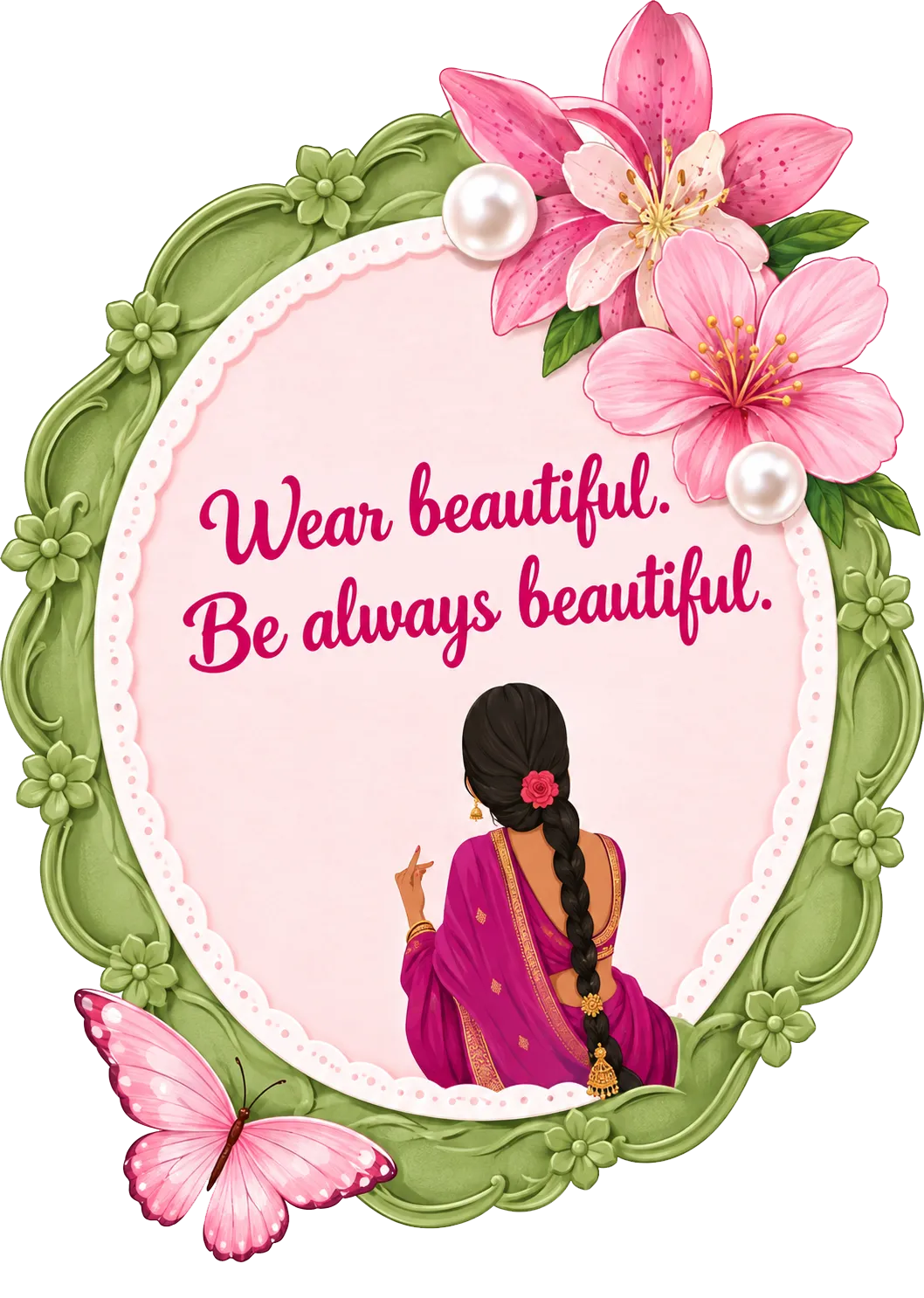 Wear beautiful, be always beautiful