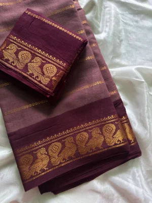 Veldhari sungudi cotton saree
