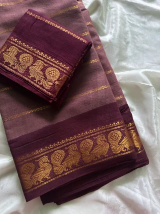 Veldhari sungudi cotton saree