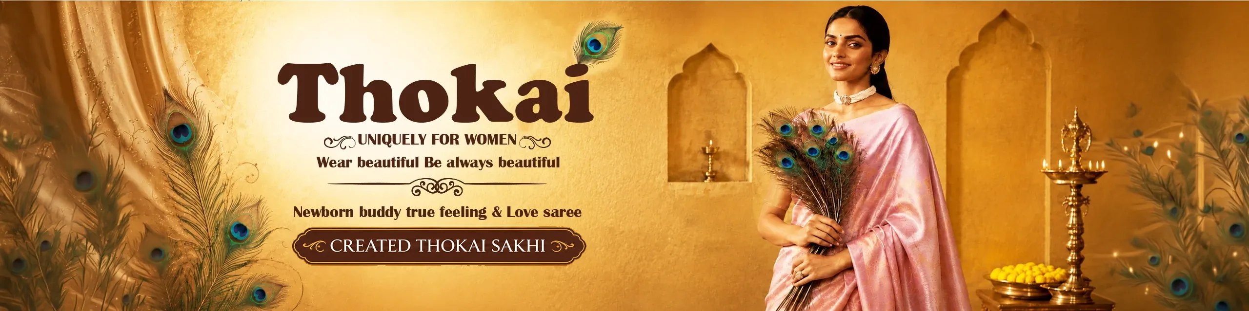 Thokai - Uniquely for women. Wear beautiful, be always beautiful. Created Thokai Sakhi.